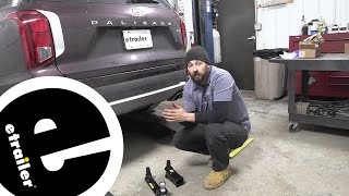 etrailer  Installing the Stealth Hitches Hidden Rack Receiver on your 2021 Hyundai Palisade [upl. by Verney]