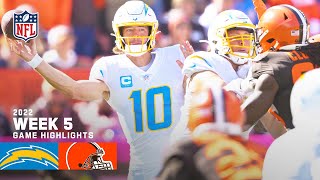 Los Angeles Chargers vs Cleveland Browns  2022 Week 5 Highlights [upl. by Haissem]