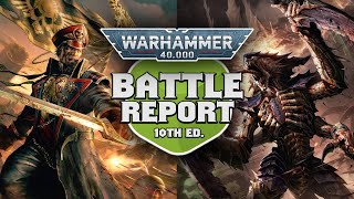 Astra Militarum vs Tyranids Warhammer 40k Battle Report Ep 107 [upl. by Natsirc]