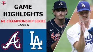 Atlanta Braves vs Los Angeles Dodgers Game 6 Highlights  NLCS 2020 [upl. by Bary]