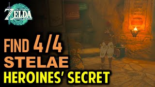 The Heroines Secret Quest Walkthrough  Find 4 Stelae  Legend of Zelda Tears of the Kingdom [upl. by Matejka980]