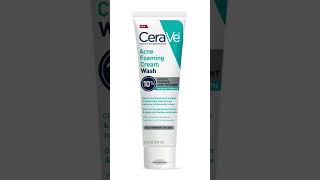 CeraVe Acne Foaming Cream Face Cleanser  Clear Acne amp Maintain Skins Natural Barrier skincar [upl. by Annaicul]