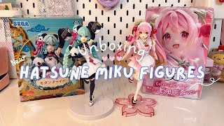 𓍢ִ໋🌷͙֒NEW Hatsune Miku figures unboxing  New Realese Cute Haul ♡ [upl. by Narahs]