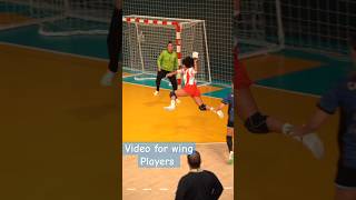 Handball Wing goal youtubeshorts shorts handball respect [upl. by Nainatrad121]