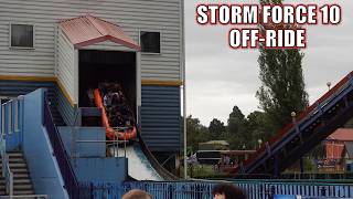 Storm Force 10 OffRide Footage Drayton Manor BEAR Flume Ride  NonCopyright [upl. by Krawczyk]