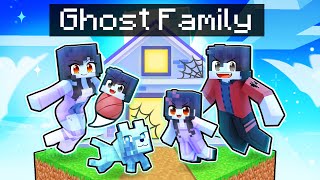 Having a GHOST FAMILY in Minecraft [upl. by Eceinart355]