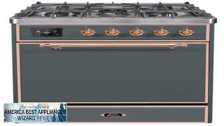 Majestic II 30quot Dual Fuel LP Freestanding Range Blue GreyCopper Trim Review [upl. by Lanos]