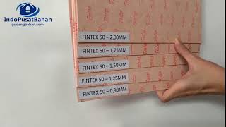 FINTEX 50  Texon  Insole Paper  Cellulose Board [upl. by Singer426]