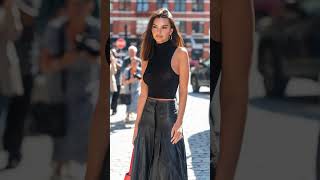 Emily Ratajkowski at the Proenza Schouler Fashion Show in NYC  September 4 2024 shorts [upl. by Dranreb207]