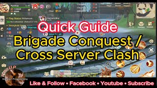 Draconia Saga Quick Guide on Brigade Conquest  Cross Server Clash GVG and Server VS Server [upl. by Yodlem774]