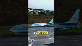 PISTE la PLUS DANGEREUSE D’EUROPE ⚠️ aeroport madera dangereuse europe piste atterrissage [upl. by Sekoorb]