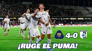 PUMAS GOLEA A QUERETARO EN CU LIGA MX APERTURA 2023 JORNADA 11  EN ZONA FUT [upl. by Nap]