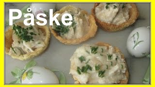 Påske  Kylling og asparges i tarteletter  Chicken and White Asparagus Tartlet  Danish Easter [upl. by Lahcar617]