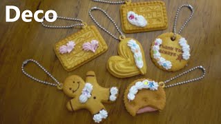 Keychain deco 3  Donuts Cookies ドーナツ [upl. by Denton662]