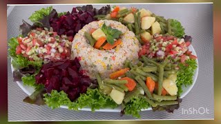 Simpele Marokkaanse salade respect  cooking [upl. by Sirtimed]