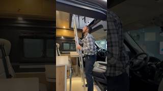 60 Second Van Tour Airstream Rangeline Pop Top Campervan vanlife camping [upl. by Atinnek]