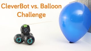 CUE the CleverBot vs Balloon Pop Challenge  Wonder Workshop [upl. by Neih]