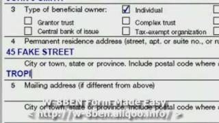 How to Fill Out W8BEN Form Correctly  Avoid IRS Penalties Part 13 [upl. by Aititel]