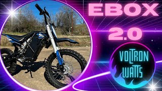 FIRST RIDE EBOX 20 Review And Test Ride  Electric Pit Bike For The Masses 🚀 [upl. by Bancroft51]