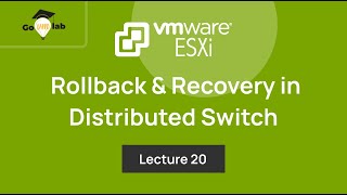 Teaser of Lecture 20 Rollback and Recovery of Management Network in VMware vDS ESXi Networking [upl. by Dnaleel]