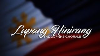 LUPANG HINIRANG  PHILIPPINE NATIONAL ANTHEM  DEPED CHORALE [upl. by Clementina]