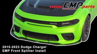 20152023 Dodge Charger EMP Front Splitter Install [upl. by Notgnilliw408]