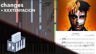 changes  XXXTENTACION Piano Tutorial [upl. by Sieber872]