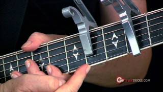 Partial Capo  Easy Guitar Lesson  Guitar Tricks 67 [upl. by Esoryram329]