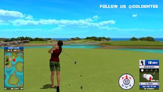 Golden Tee Great Shot on Bahama Isles 11 [upl. by Arinaid187]