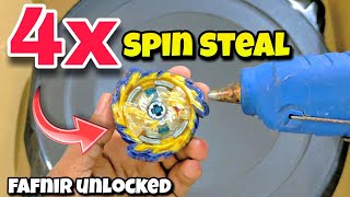 mirage fafnir 4x spin steal beyblade  best spin steal beyblade [upl. by Ennaeus]