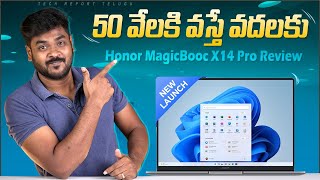 Honor MagicBook X14 Pro Review in Telugu [upl. by Kiyohara]