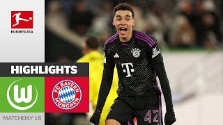 Musiala And Kane Marvellous  Wolfsburg  Bayern München  Highlights  MD16 – Bundesliga 202324 [upl. by Schober971]