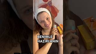 EVLİLİK YILDÖNÜMÜNE BERABER HAZIRLANALIM💄 shorts grwm grwmmakeup makeup makyaj makeuptutorial [upl. by Lehsar]