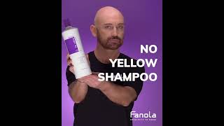 Fanola No Yellow Shampoo Demo Video [upl. by Oiramel]