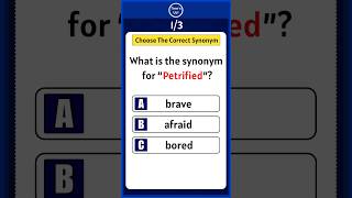 English Synonyms Quiz  Can You Score 33 synonyms english shorts [upl. by Chelsy89]