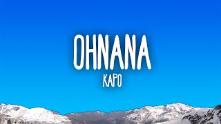 Kapo  OHNANA [upl. by Kippy]