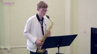 Trinity College London Grade 5 Saxophone Improvisation Test stylistic stimulus [upl. by Kalb]