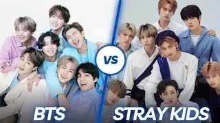 BTS VS STRAYKIDS💙  Choose your favorite 💜 bts straykids viral🔥 [upl. by Rasla]