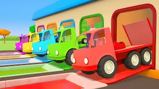 Helper cars for kids amp vehicles for kids Full episodes cartoons for kids Tow trucks amp Learn colors [upl. by Rome]