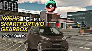 1695hp smartfortwo new best gearbox car parking multiplayer new update 2022 [upl. by Aivata]