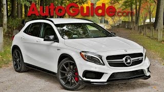 2015 Mercedes Benz GLA 45 AMG Review  First Drive [upl. by Edmea]