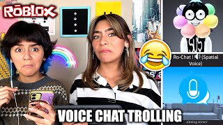 trolling in roblox voice chat  Mercedes and Evangeline [upl. by Geanine]