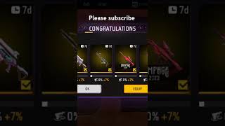 7 days free gun skine viralvideo viralshorts shorts freefire garenafreefire free officalvideo [upl. by Sineray]