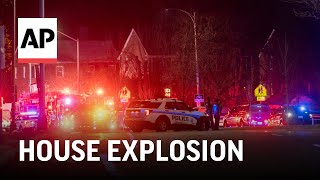 Virginia house explosion Home explodes after police tried to serve a search warrant [upl. by Parish]