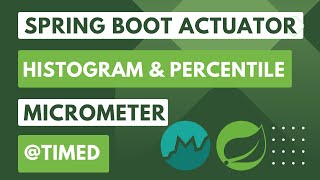 8 Spring Boot ActuatorMicrometer Enable Histogram and Clientside Percentile for Timer [upl. by Opportina]