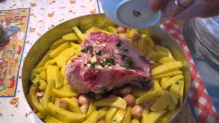 patate al forno con la testina di agnello e lampascioni [upl. by Neelyhtak847]