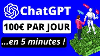 COMMENT UTILISER CHAT GPT POUR GAGNER DE LARGENT EN LIGNE [upl. by Iow]