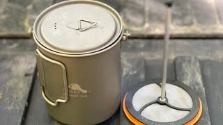 Toaks Cook Pot with Jetboil French Press [upl. by Eindys]