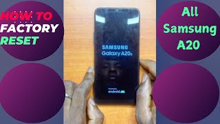 Samsung A20S All Factory Date Reset Samsung A207F Factory Date Reset Samsung A20sSM A207F [upl. by Archaimbaud]