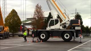 Liebherr LRT 109021 Roughterrain Crane Demo [upl. by Gilder]